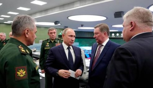 Putin oversees a successful test of Russia’s new hypersonic missile