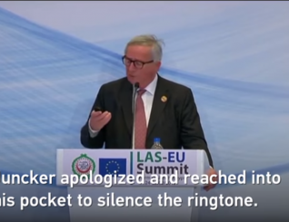 Madaxweynaha Midowga Yurub oo joojiyey hadal muhiim ah oo uu waday kaddib markii ay xaaskiisu  soo wacday, sababta ku kalliftay oo uu sheegay