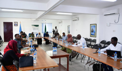 AMISOM and Civil Society Organizations meet to prepare for 2020/21 elections