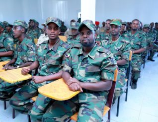 President Muse Bihi launches Military Officers Training in Dararweyne Academy