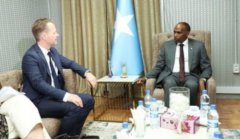 Somali Prime minister hosts Denmark’s Foreign Minister