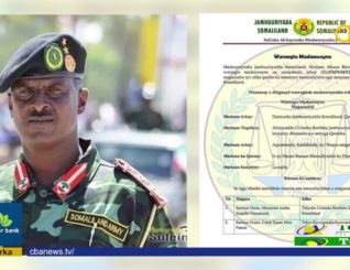 Saraakiil Loo Magacaabay Taliyayaasha Ciidanka Bilayska Somaliland