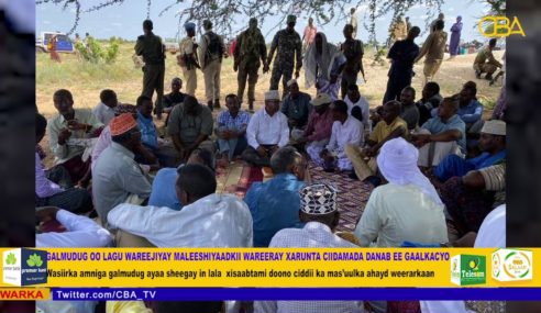 Galmudug oo lagu wareejiyay maleeshiyaadkii wareeray xarunta ciidamada danab ee Gaalkacyo