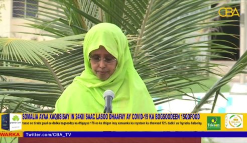 SOMALIA AYAA XAQIISISAY IN 24KII SAAC LASOO DHAAFAY AY COVID-19 KA BOGSOODEEN 15QOFOOD