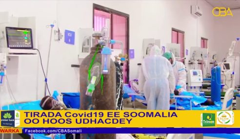 Tirada Dadka Laga Helayo XAnuunka Covid ee Somaliya oo Hoos u Dhacday