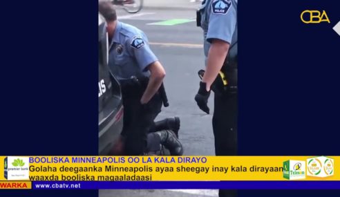 Booliska Minneapolis ee dalka Maraykanka oo la kala dirayo kadib dilkii George Floyd