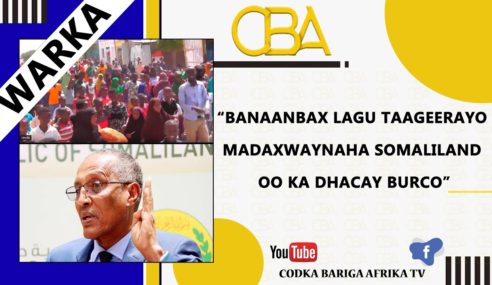 Deg Deg Dibadbax lagu taageerayo madaxwaynaha Somaliland oo ka dhacay Burco