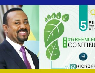 Ethiopian PM urges his people to plant 5 billion trees during this era of covid 19 pandemic