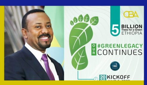 Ethiopian PM urges his people to plant 5 billion trees during this era of covid 19 pandemic