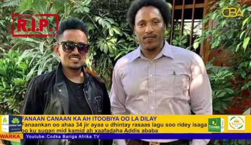 Fanaan caan ka ahaa Itoobiya oo lagu diley Addis ababa