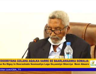 Gudoomiyha Aqalka sarre Oo Been Abuur Ku Tilmaamay Sharciyo La Hor Geeyay Golaha Shacabka