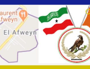 Waddani Party welcomes the peace agreement in EL afweyn district of Somaliland