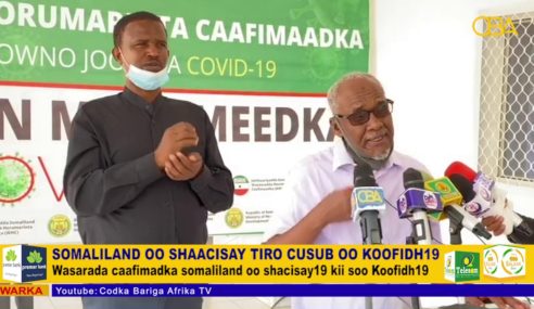 Wasaradda caafimadka somaliland oo shaacisay 19kiis oo Koofidh19