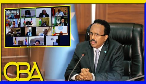 Madaxweyne Farmaajo oo Ka Qayb-galay Shirka Madaxeedka Urur Goboleedka IGAD.