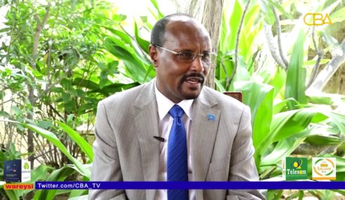 Waraysi gaar ah: Guddoomiyaha Baarlamaanka Galmudug Dr Maxamed Nuur Gacal.