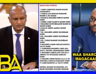 Deni oo sharci darro ku tilmaamay magacaabis uu sameeyey ku simaha raysal wasaaruhu