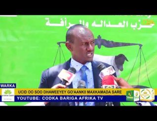 Ucid Oo Soo Dhaweeyey Go’aankii Maxkamada Sare ee Somaliland Ku Laashay QodobkII Saami Qaybsiga.