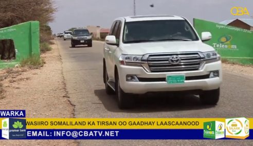 Wasiiro ka tirsan xukuumadda Somaliland oo socdaal shaqo ku tagay magaalada Laascaanood