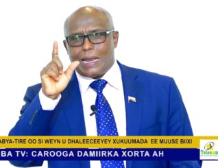 QABYO-TIRE OO SI XUN U DHALIILAY XUKUUMADA SOMALILaND EE MUUSE BIIXI