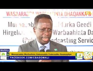 Wasaaradda Warfaafinta ayaa Maanta Daah Furtay Adeegga geeddi socodka Warbaahinta dadweeynaha .