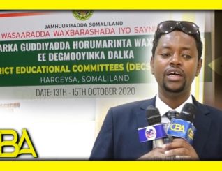 Wasaaradda Waxbarashada Somaliland Oo Tababarka U Qabtay Gudiddiyada Waxbarashada Ee Degoomiyinka