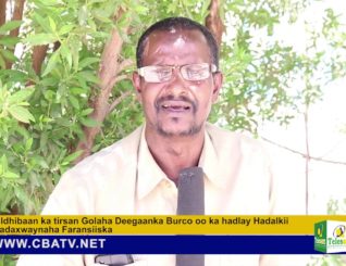 Xildhibaan ka Tirsan Golaha Deegaanka Burco oo ka hadlay Hadalkii Madaxwaynaha Faransiiska