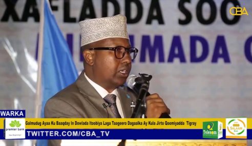 Galmudug Ayaa Ku Baaqday In Dowlada Itoobiya Laga Taageero Dagaalka Ay Kula Jirto Qoomiyadda Tigray