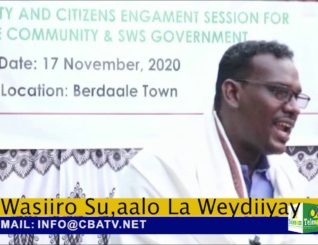 Kulan Su,aalo Lagu Weydiinaayay Wasiiro Ka Tirsan Koonfur-galbeed Oo Lagu Qabtay Degmadda Bardaale