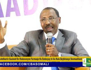 Cabdikariin Guuleed Oo Madaxweyne Farmaajo Ku Eedeeyay In Uu Kala Qeybinaayo Soomaaliland