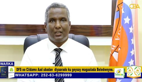 Dowladda fadaraalka Soomaaliya oo Ciidamo Aad ubadan diyaarado ku geysay magaalada Beledweyne.