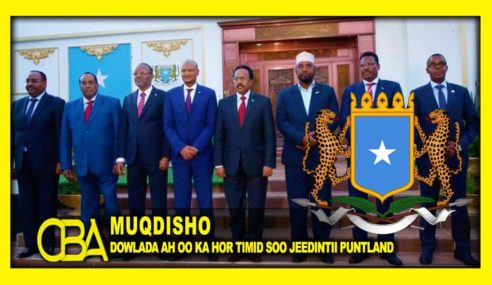 DFS oo ka hor timid soo jeedintii Puntland jubaland iyo aqalka sare In shirka lagu qabto Muqdisho.