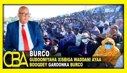 Gudoomiyaha waddani iyo masuuliyiin kale oo ka tirsan xisbigaas ayaa booqdey garoonka BURCO