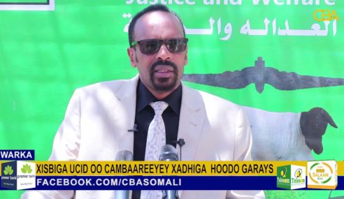 “Wariye Hoodo Garays Ciidanka Booliska Somaliland Sida Maska Ayay Wajiga Uga Dileen”Xisbiga Ucid