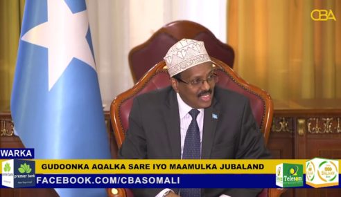 gudoonka Aqalka Sare Iyo maamulka Jubbaland Oo Ku Baaqay in shirka wadtashiga lagu qabto Moqadisho