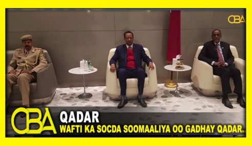 Wafdi Heer Sare Oo Ka Socda Dowladda Soomaaliya Ayaa Gaaray Wadanka Qadar