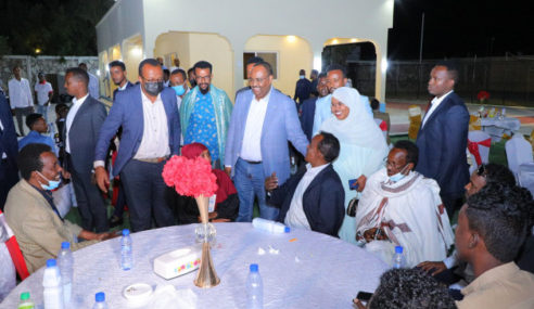 Puntland president hosts journalists in State House