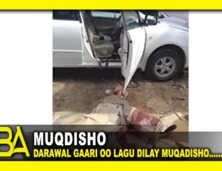 Ciidamo Ka Tirsan Dowlada Soomaaliya Oo Darawal Gaari Ku Dilay Magalada Muqadisho