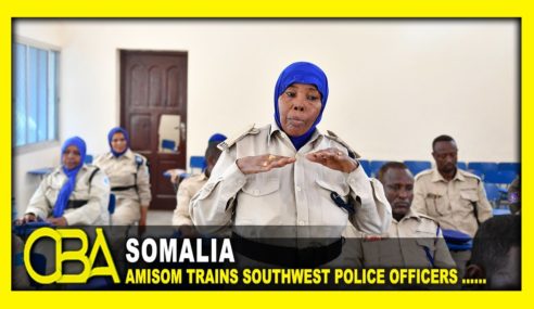 AMISOM trains Southwest police officers in community policing to fight crime