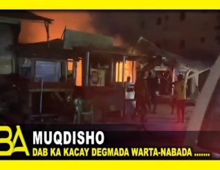 Dab Dhaliyay Qasaare Hanti Oo ka Kacay Degmada Warta-Nabada Ee Gobolka Banaadir.