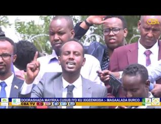 Maayirka & Ku Xigeenka Loo Doortay Degmada Burco Oo La Hadlay Shacabka.