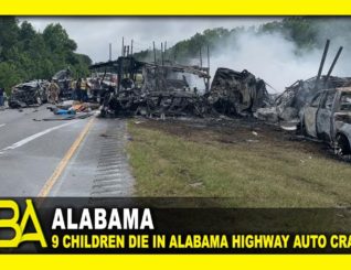 Nine children die in Alabama highway auto crash