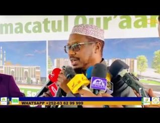 Sheekh Mustafe Xaaji Ismaaciil “Qur’aanka inaynu kor yeelnaa waa masuuliyad inawada saaran”