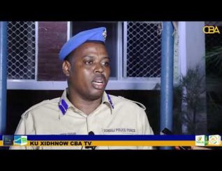 Taliska Booliska oo soo bandhigay Burcad Ay ku Jiraan ciidamo dhac u gaysan jiray Shacabka Muqdisho.