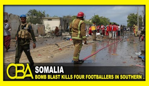 Bomb blast kills four footballers in southern Somalia