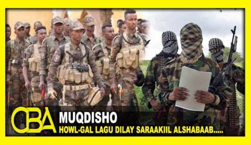 Ciidanka Dowlada Soomaaliya oo Sheegay inay Howl-gal Ku Dileen Saraakiil ka Tirsan alshabaab.