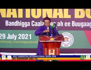 DR. ADNA ADAN @ 2021 HARGEYSA INTERNATIONAL BOOK FAIR