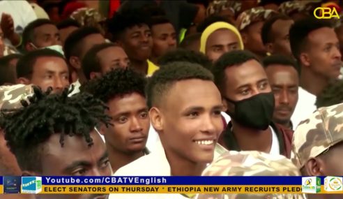 Ethiopia new army recruits pledge readiness to defend country