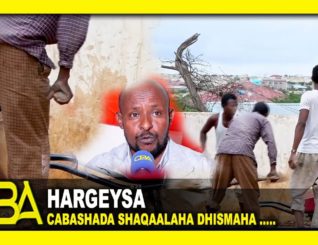 Shaqaalaha dhismaha somaliland oo cabasho ka muujiyey ajaanibta “Afhayeenka ururka dhismaha”