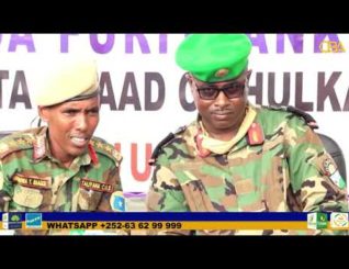 Taliyaha ciidanka xooga soomaaliya oo kulamo la xidhiidha amaanka ka bilaabay dagmada buula burde