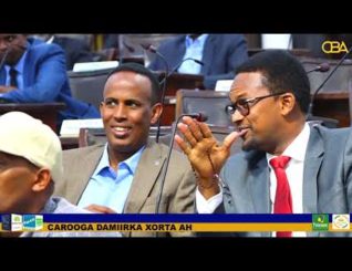 Dardaaranka gudoomiyaha cusub ee golaha wakiilada Soomalind Cabdirisaq Khaliif Axmed